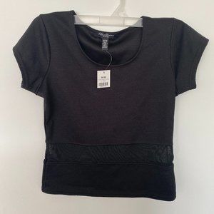 New With Tags: Black Short Sleeve Top | Size: Medium
